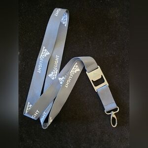 Coors Light Gray Lanyard with Bottle Opener